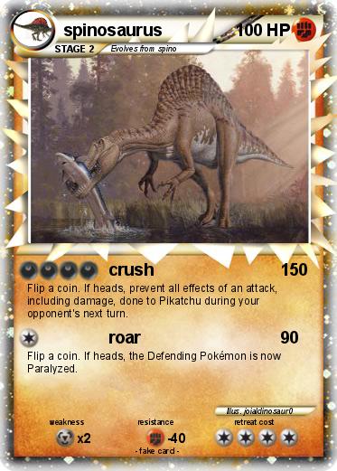 Pokemon spinosaurus