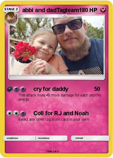 Pokemon abbi and dadTagteam