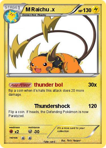 Pokemon M Raichu .x