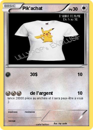 Pokemon Pik'achat