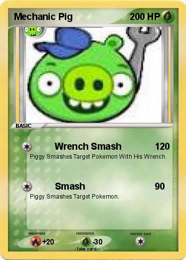 Pokemon Mechanic Pig