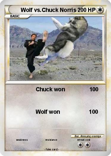Pokemon Wolf vs.Chuck Norris