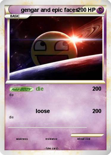 Pokemon gengar and epic faces