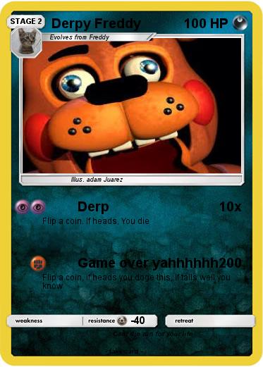 Pokemon Derpy Freddy