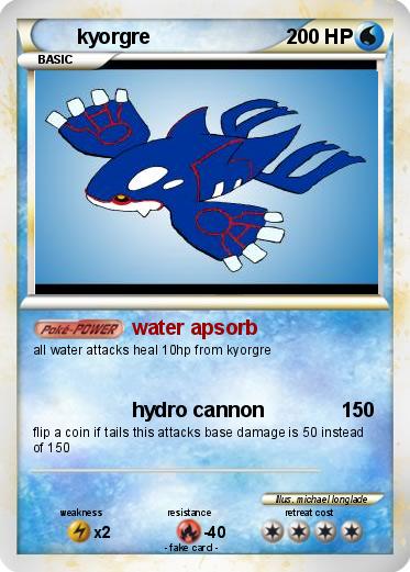 Pokemon kyorgre