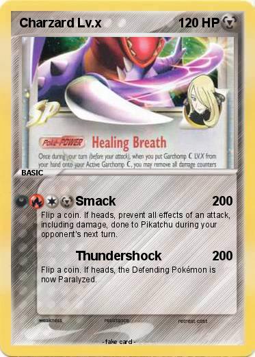 Pokemon Charzard Lv.x