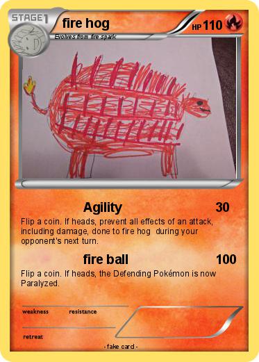 Pokemon fire hog