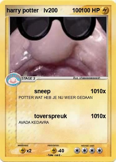Pokemon harry potter   lv200         100