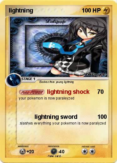 Pokemon lightning