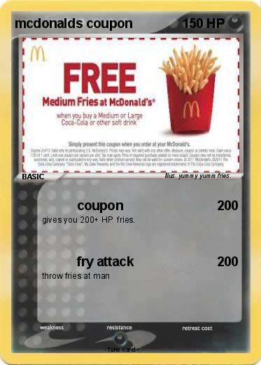 Pokemon mcdonalds coupon