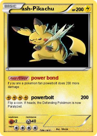 Pokemon ash-Pikachu
