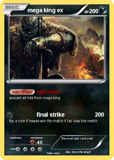 Pokemon mega king ex