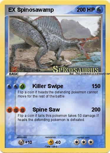 Pokemon EX Spinosawamp