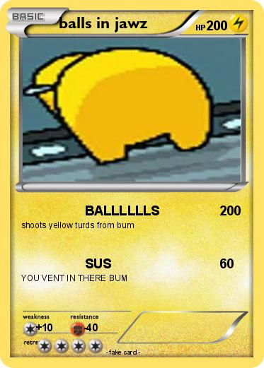 Pokemon balls in jawz