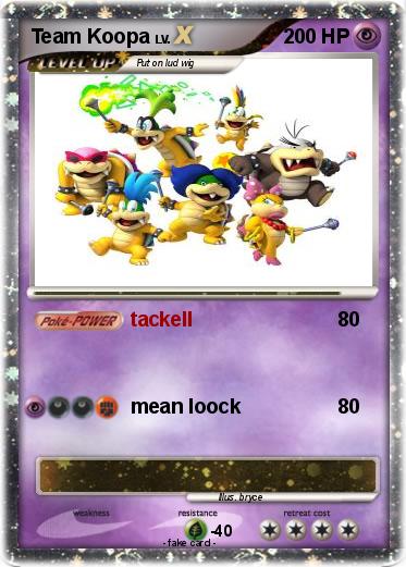 Pokemon Team Koopa