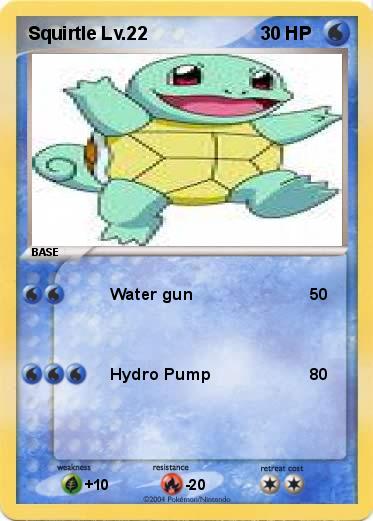 Pokemon Squirtle Lv.22