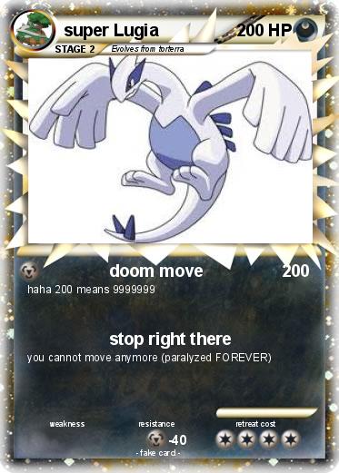 Pokemon super Lugia