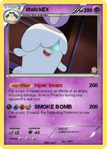 Pokemon litwickEX