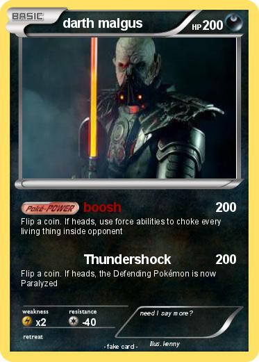 Pokemon darth malgus