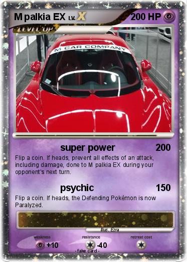 Pokemon M palkia EX