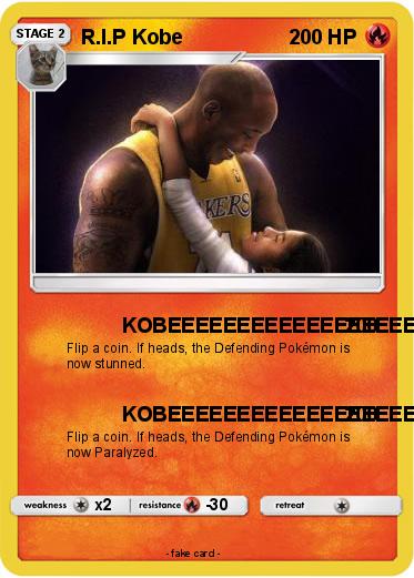 Pokemon R.I.P Kobe