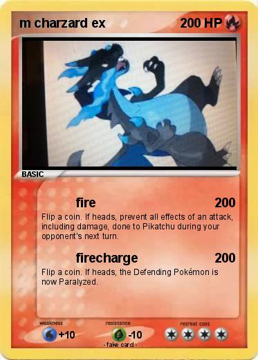 Pokemon m charzard ex