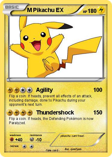Pokemon M Pikachu EX