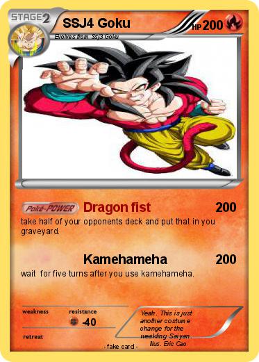 Pokemon SSJ4 Goku