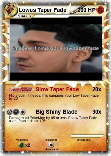 Pokemon Lowus Taper Fade