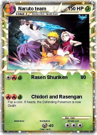 Pokemon Naruto team
