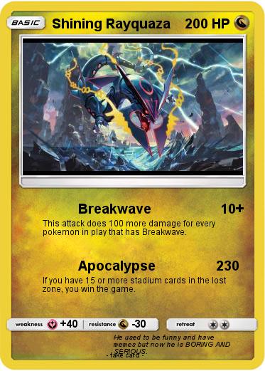 Pokemon Shining Rayquaza