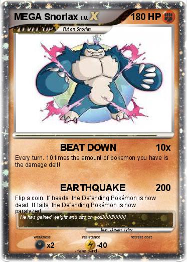 Pokemon MEGA Snorlax