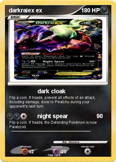 Pokemon darkraiex ex