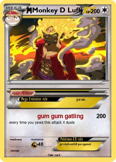 Pokemon Monkey D Luffy