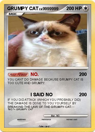 Pokemon GRUMPY CAT