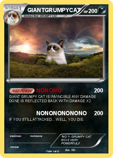 Pokemon GIANTGRUMPYCAT