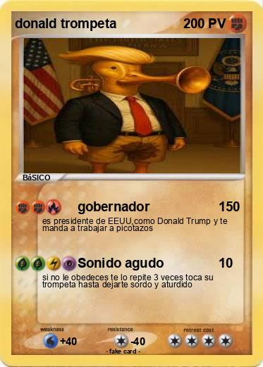 Pokemon donald trompeta