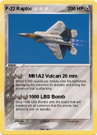 Pokemon F-22 Raptor