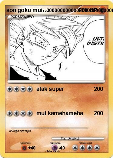 Pokemon son goku mui