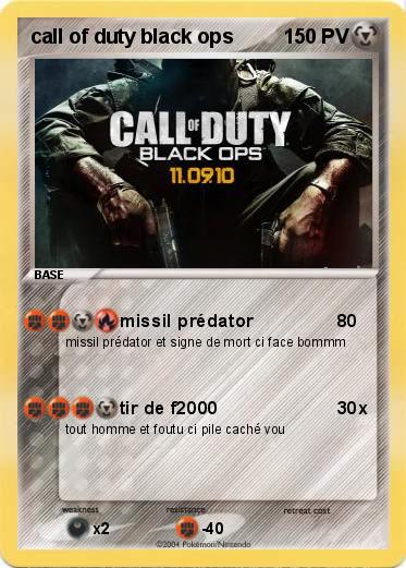 Pokemon call of duty black ops