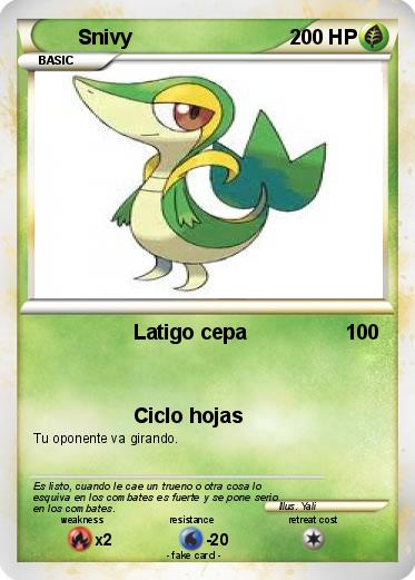 Pokemon Snivy