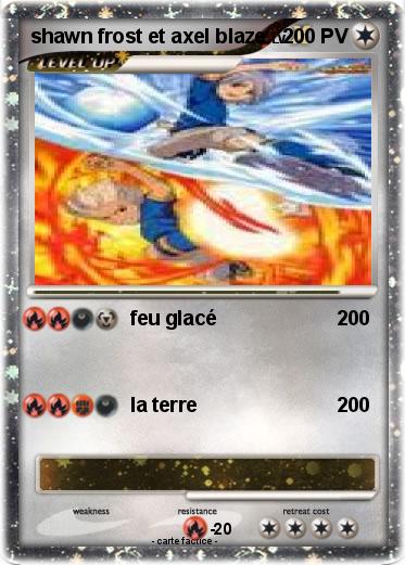 Pokemon shawn frost et axel blaze