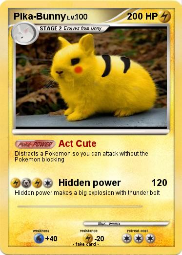 Pokemon Pika-Bunny