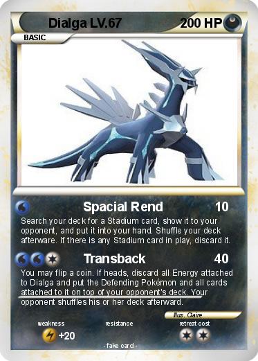 Pokemon Dialga LV.67