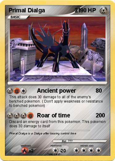 Pokemon Primal Dialga                   21