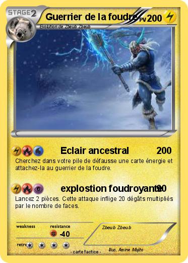 Pokemon Guerrier de la foudre