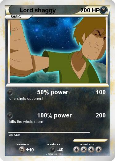 Pokemon Lord shaggy