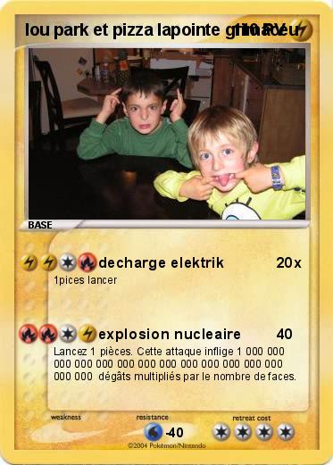 Pokemon lou park et pizza lapointe grimaceu