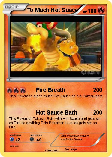 Pokemon To Much Hot Suace