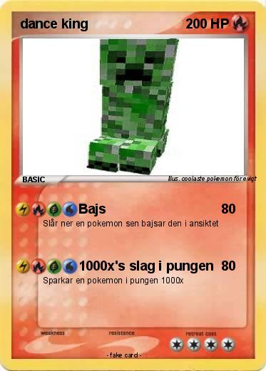 Pokemon dance king